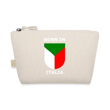 Geboren in Italia Schild - Bio-Täschchen - Natur - Vorne