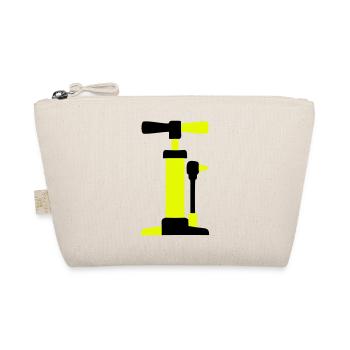 Bicycle Air Pump Graphic - Organic Pouch - nature - Front