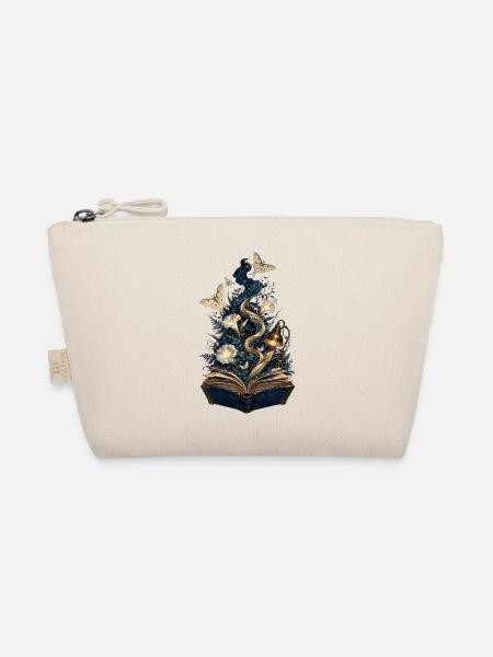 Book of Starry Nights and Flowers - Organic Pouch - nature