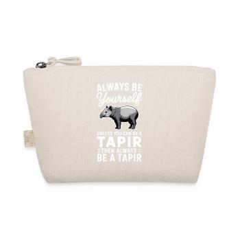 Tapire Sprüche Tapir Lustiges Tapire Geschenk - Bio-Täschchen - Natur - Vorne