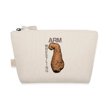 Arm Wrestling Vintage Kraftarm - Organic Pouch - nature - Front