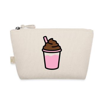 Iced Coffee Smoothie Logo - Organic Pouch - nature - Front