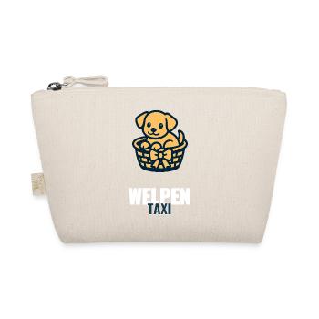 Puppy Taxi Shirt – Gift for Dog Mom, Cute - Organic Pouch - nature - Front