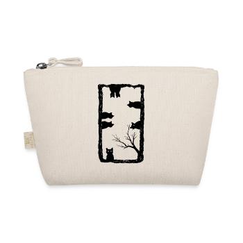 Cat Lover Gothic Art - Organic Pouch - nature - Front