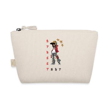 Street Art Hip Hop Rap Girl Urban Streetwear - Organic Pouch - nature - Front