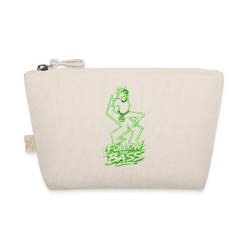Neon Graffiti Bass Beast - Organic Pouch - nature - Front