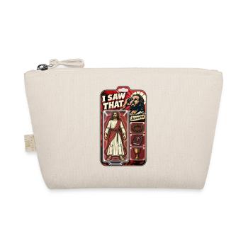 Ich habe gesehen, dass Jesus Retro Action - Bio-Täschchen - Natur - Vorne