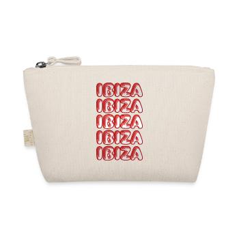 Geschenk für Ibiza - Bio-Täschchen - Natur - Vorne