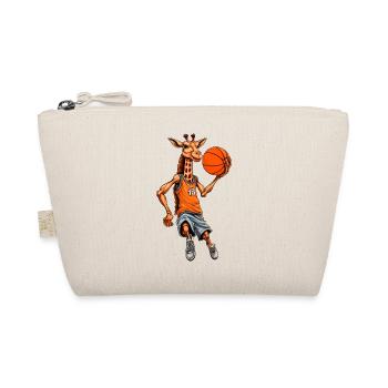 Giraffe Basketball - Bio-Täschchen - Natur - Vorne