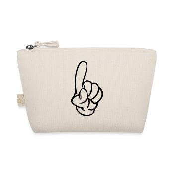 hand Finger - Bio-Täschchen - Natur - Vorne