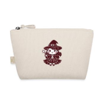 Chibi Witch - Organic Pouch - nature - Front