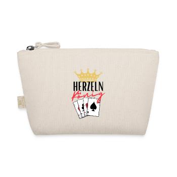 Hearts King - Organic Pouch - nature - Front