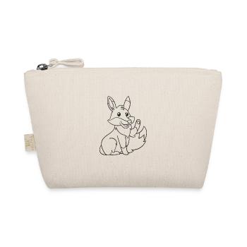 Fox, foxes, gift, gift idea - Organic Pouch - nature - Front