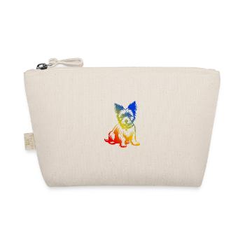 Yorkshire Terrier Hund Bunt - Bio-Täschchen - Natur - Vorne