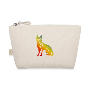 German Shepherd Dog Multicolored - Organic Pouch - nature - Front