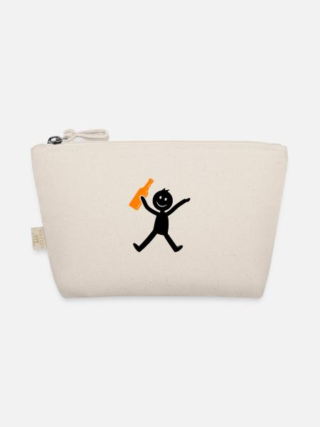Stick Figure Bière Drôle - Trousse biologique - nature - Devant