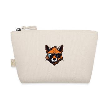 Fuchs Hipster Cool Party - Bio-Täschchen - Natur - Vorne