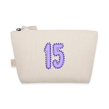 15. 15 ANS. 15e ANNIVERSAIRE. ANNIVERSAIRE 15 ANS. - Trousse biologique - nature - Devant