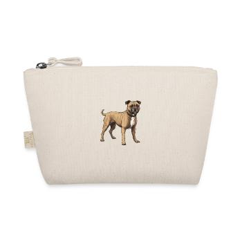 Staffordshire Bull Terrier Hund Tier - Bio-Täschchen - Natur - Vorne