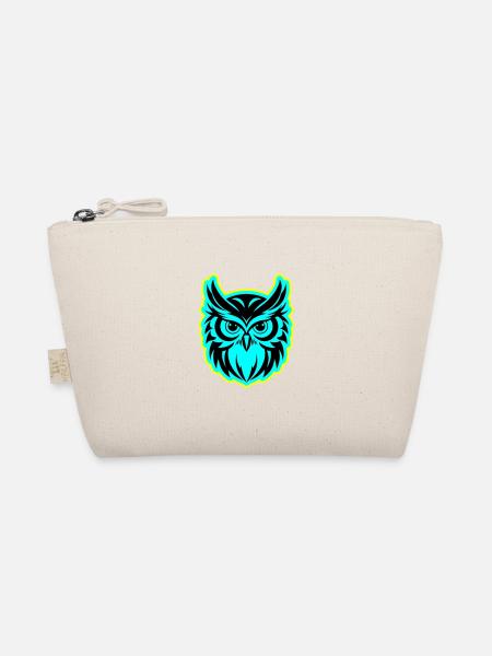 Owl Animal - Organic Pouch - nature - Front