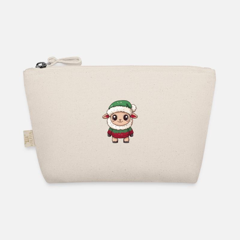 Sheep Christmas Comic Organic Pouch