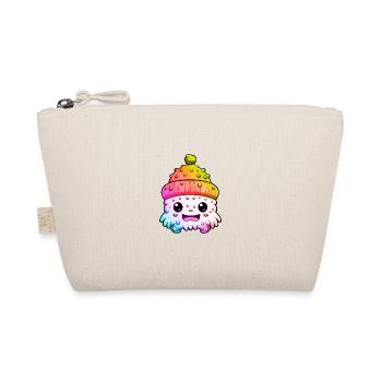 Winter Eskimo Comic Wintery - Organic Pouch - nature - Front