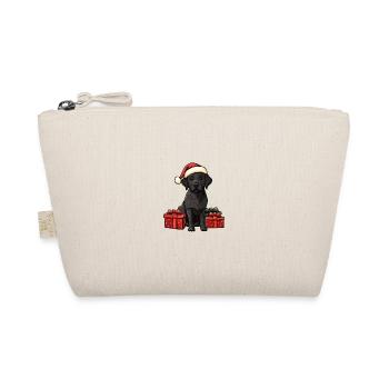 Labrador Hund Weihnachten Comic Geschenke - Bio-Täschchen - Natur - Vorne