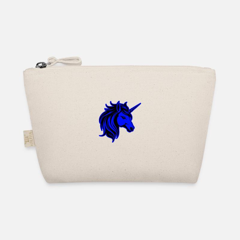 Einhorn Tier Porträt - Bio-Täschchen - Natur