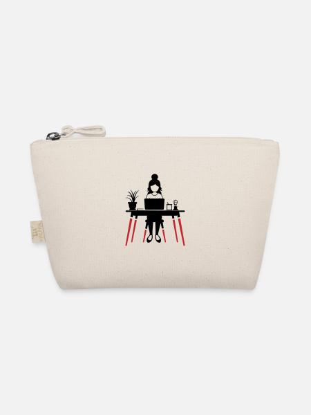 Apprendre Femme Emploi Informatique - Trousse biologique - nature - Devant