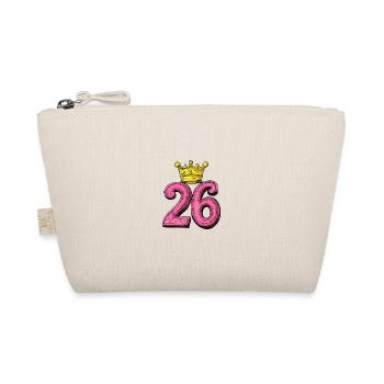 26 Number Krone - Organic Pouch - nature - Front