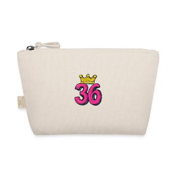 36 Number Crown - Organic Pouch - nature - Front