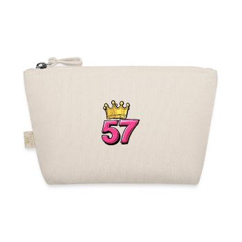 57 Number Crown - Organic Pouch - nature - Front