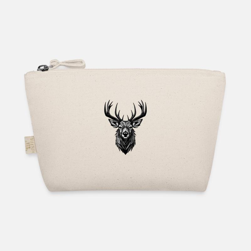 Deer Head Organic Pouch