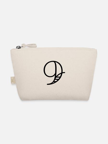 Nine - Number - Organic Pouch - nature - Front