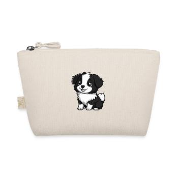 Border Collie Chien Comique Bébé - Trousse biologique - nature - Devant