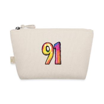 91 Number Symbol - Organic Pouch - nature - Front