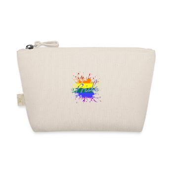 LGBTQ, unisex, Regenbogen - Bio-Täschchen - Natur - Vorne