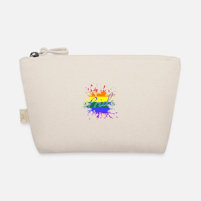 LGBTQ, unisex, Regenbogen - Bio-Täschchen - Natur