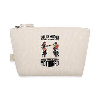 Motorrad Motorradrennen Motorrad fahren - Bio-Täschchen - Natur - Vorne