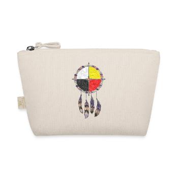 Native Americans Medicine Wheel – Dreamcatcher 2 - Organic Pouch - nature - Front
