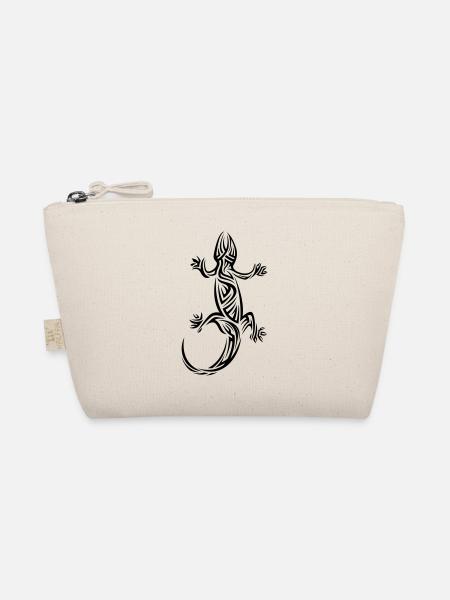 Tatouage tribal Gecko - Trousse biologique - nature - Devant