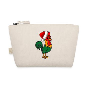 Hahn Comic Christmas - Organic Pouch - nature - Front