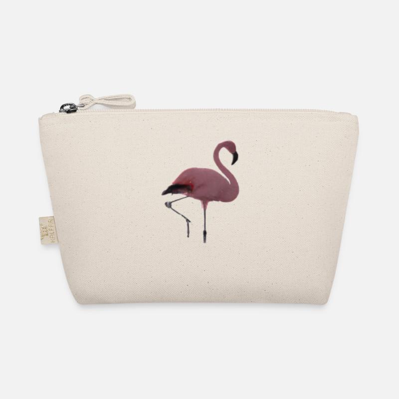 Flamingo rosa pink Geschenkidee Bio-Täschchen