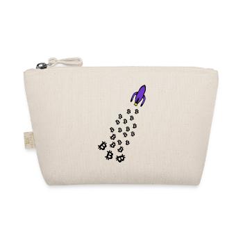 The Bitcoin rocket technology - Organic Pouch - nature - Front