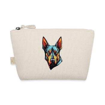 Portrait de chien doberman - Trousse biologique - nature - Devant