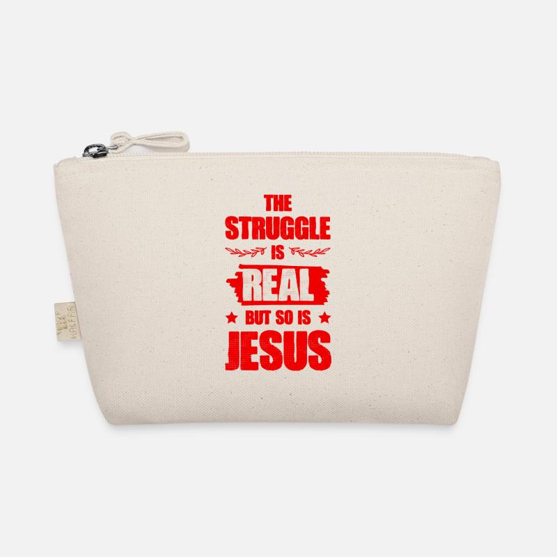 jesus bibel - Bio-Täschchen - Natur