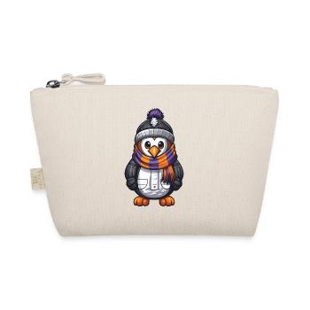 Penguin Comic Winter - Organic Pouch - nature - Front