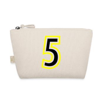5 Number College - Organic Pouch - nature - Front