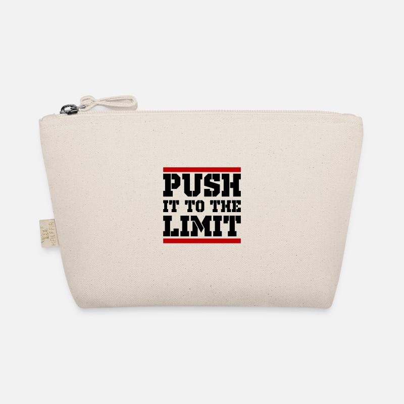 Push It To The Limit Training Saying Organic Pouch