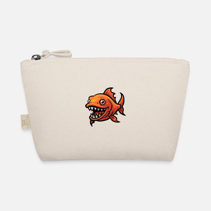 Piranha Fish Comic Organic Pouch